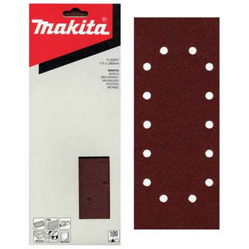 Makita P-33015 Rezgőcsiszoló papír 115 x 280 mm, K60, 10 db.